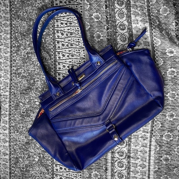 NINE West royal blue bag